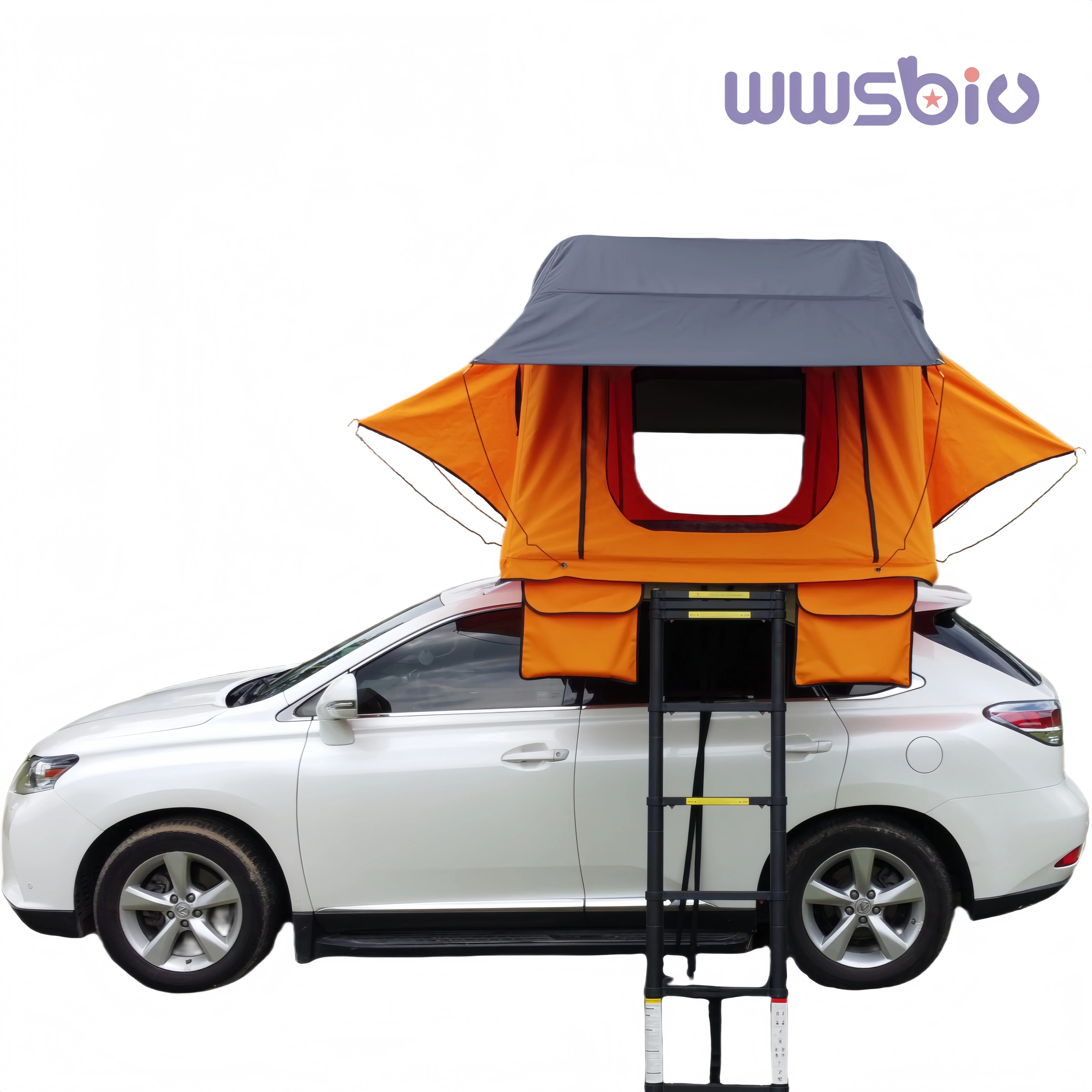 Tienda de techo impermeable, tienda de techo superior suave plegable retráctil para exteriores para 1-4 personas - imagen 2