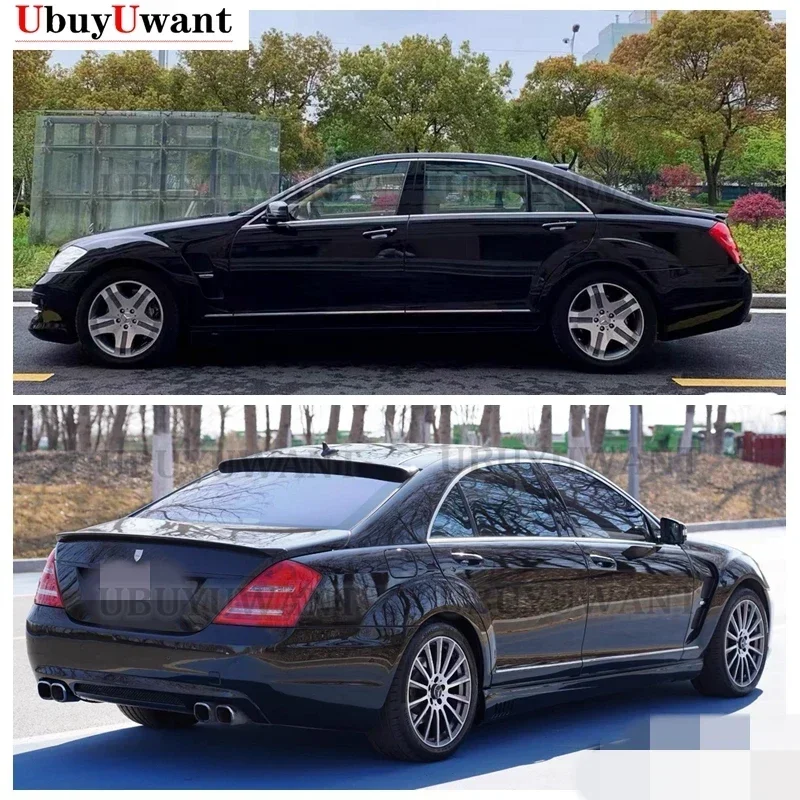 Alerón de techo efecto carbono para Mercedes S65 W221 (2007-2013) - imagen 3