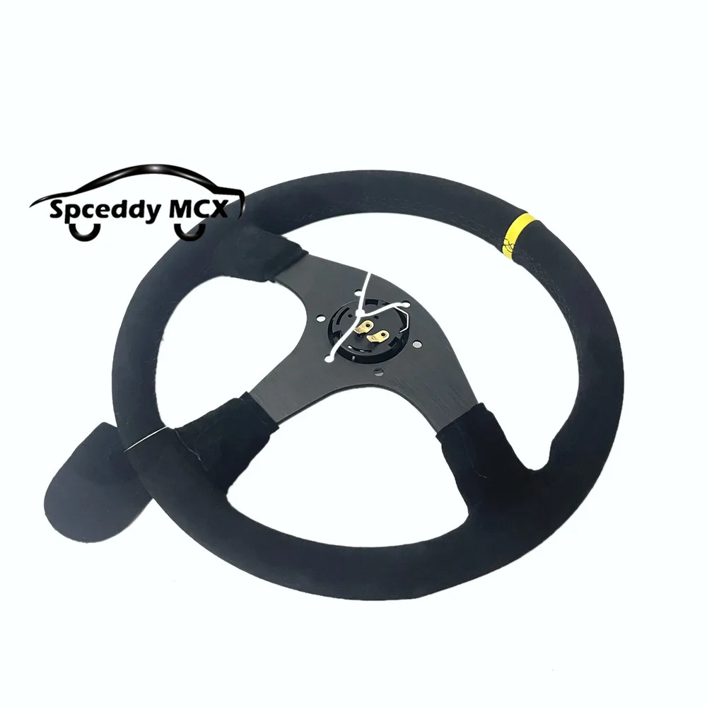 Volante deportivo Ralliate de ante 350mm para Mitsubishi JDM racing - imagen 5