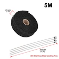 2.5cm 5M Black
