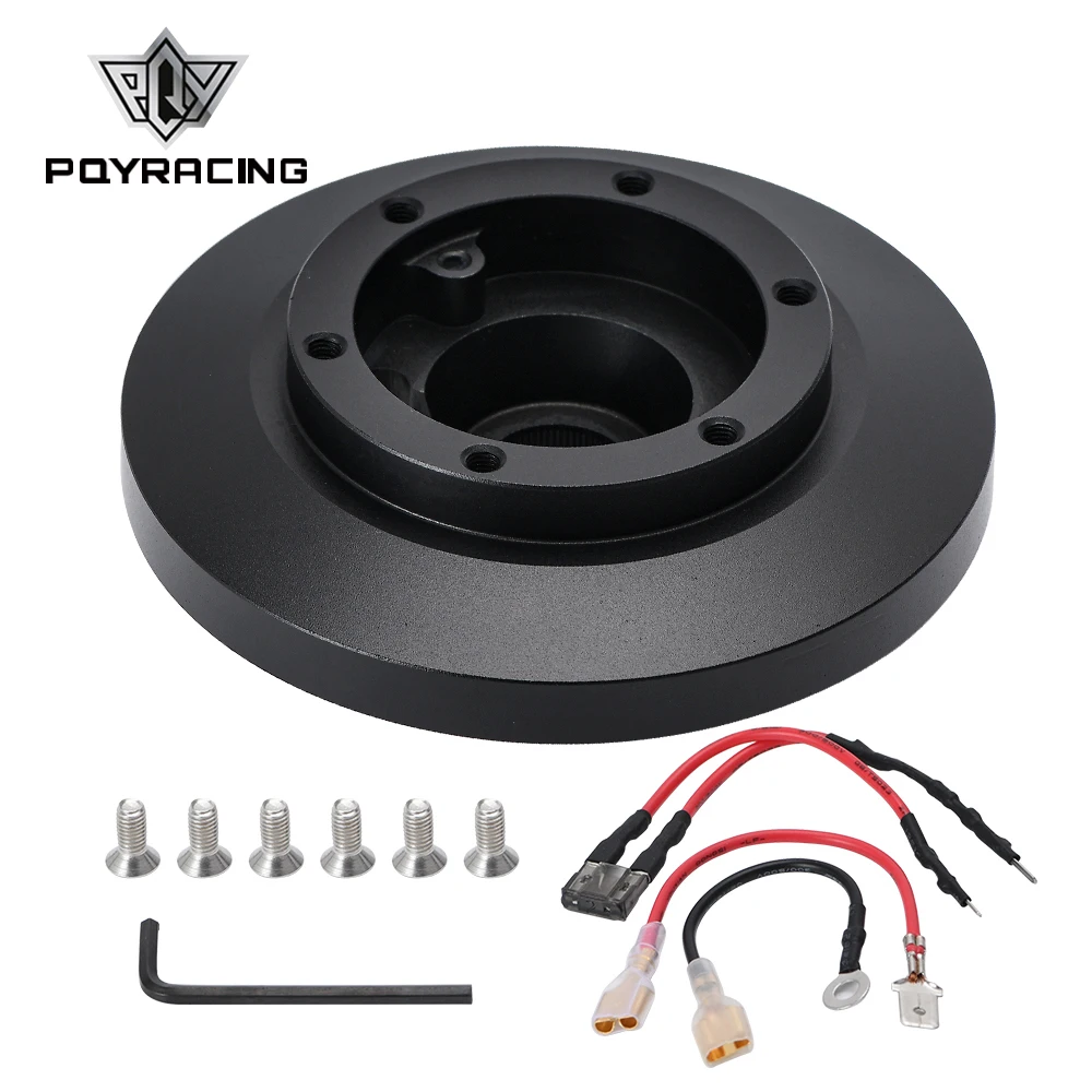 Boss volante corto de liberación rápida aluminio negro – BMW E36/E39/M3/Z3