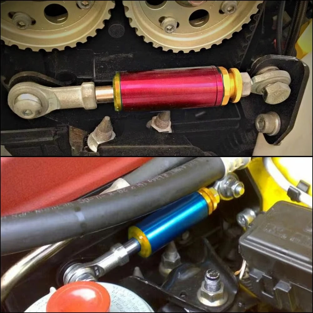 Toma en detalle del tensor motor