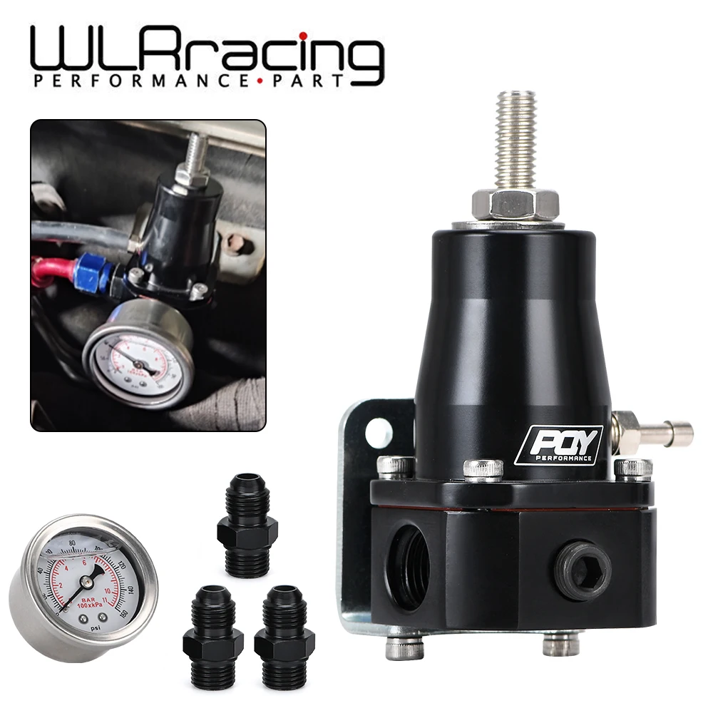 WLR Regulador presión combustible AN6 universal 30-70 PSI - imagen 2