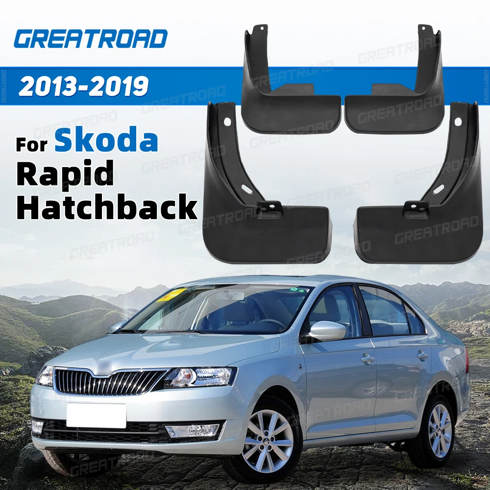 Protectores de guardabarros para Skoda Rapid Hatchback 2013-2019