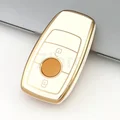 2 button white cover