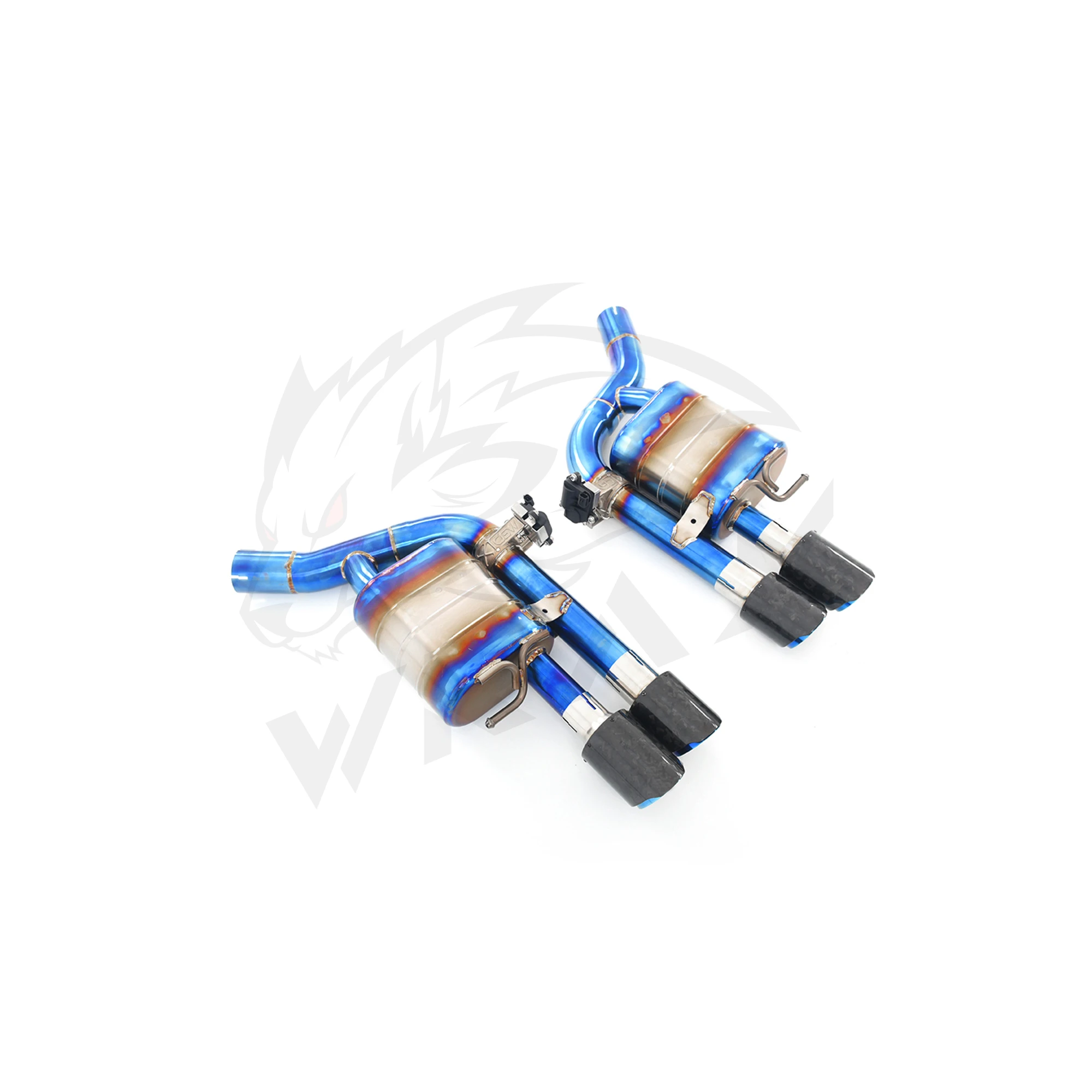 WRAX-escape de titanio para Audi S8 D4, sistemas de válvula de Control de escape eléctrico, accesorios para coche, reemplazo sin pérdidas Catback - imagen 2