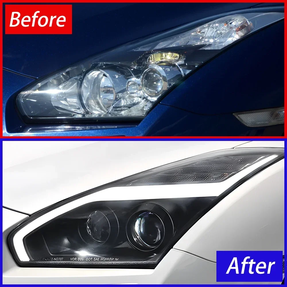 Faros delanteros LED para Nissan GT-R R35 (2007-2014) – Proyector Dual - imagen 2
