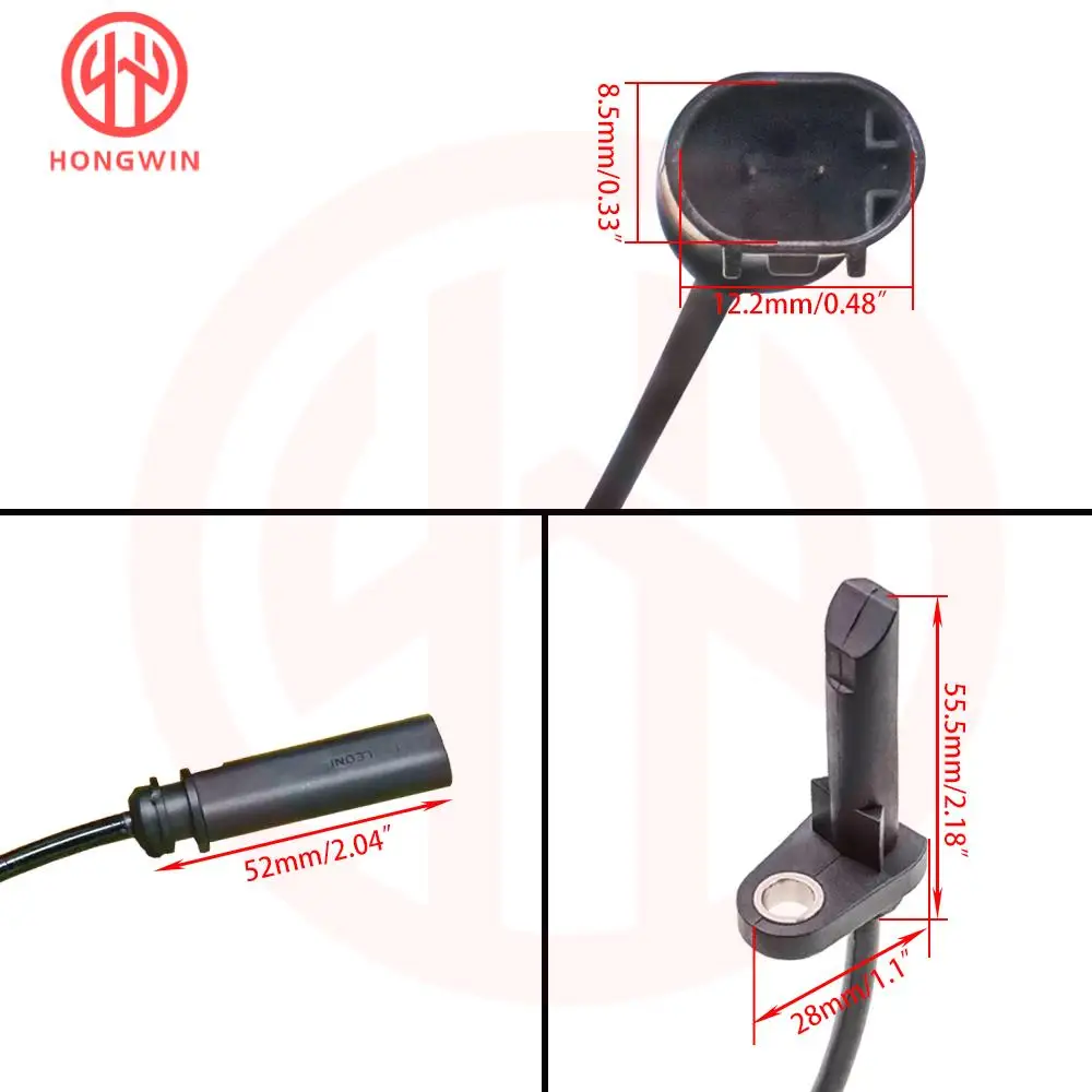 34526784901 Sensor de velocidad de rueda BMW M6 650i - imagen 2