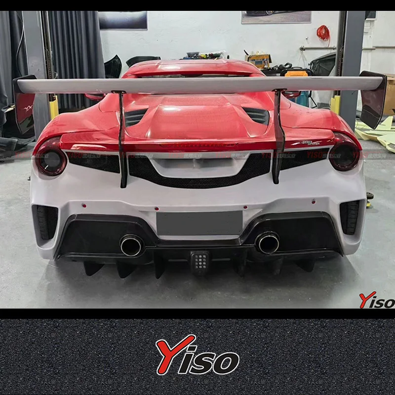 Kit de carrocería en fibra de carbono seca para Ferrari 488 EVO - imagen 5