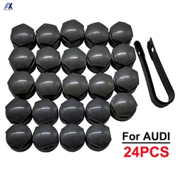 Kit tapas de tuercas negro mate para Audi A4, A6, Q3 y Q5
