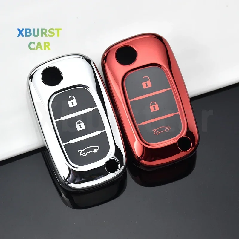 Funda de llave TPU 3 botones – Renault Clio Megane y LADA Vesta