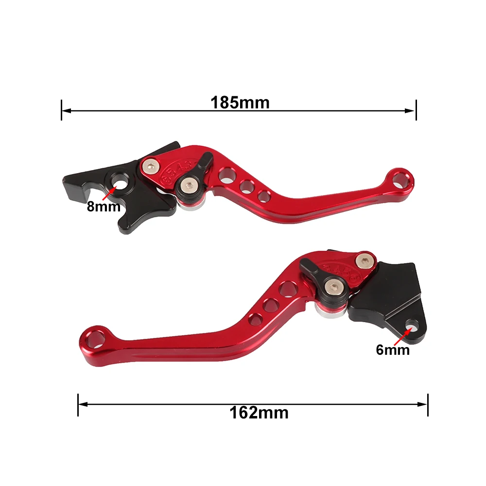 Maneta ajustable de freno y embrague CNC universal para moto BMW, Yamaha - imagen 3
