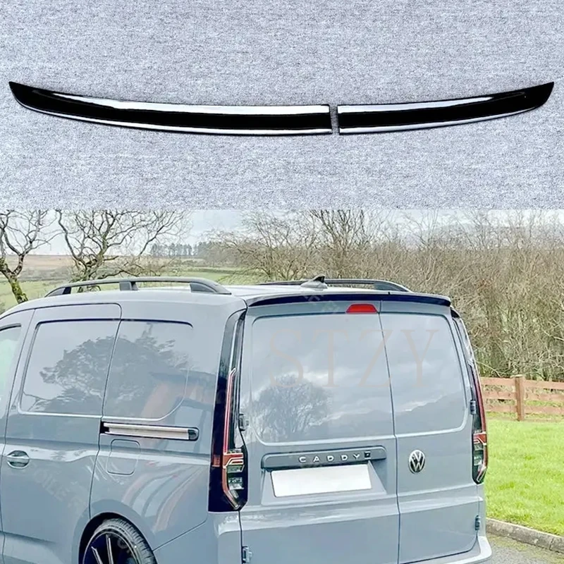 Alerón trasero carbono negro ABS VW Caddy Mk5 2020-2024
