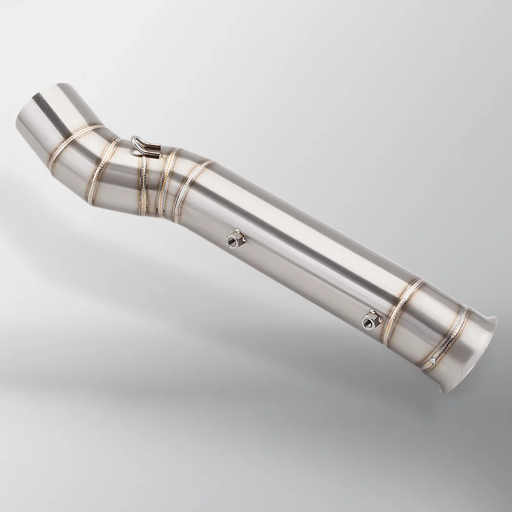 Escape antideslizante para CFMOTO 800MT 800 mt CF800-5A 2021 2022 2023 2024 Escape de motocicleta Moto modificar tubo medio tubo de enlace - imagen 3