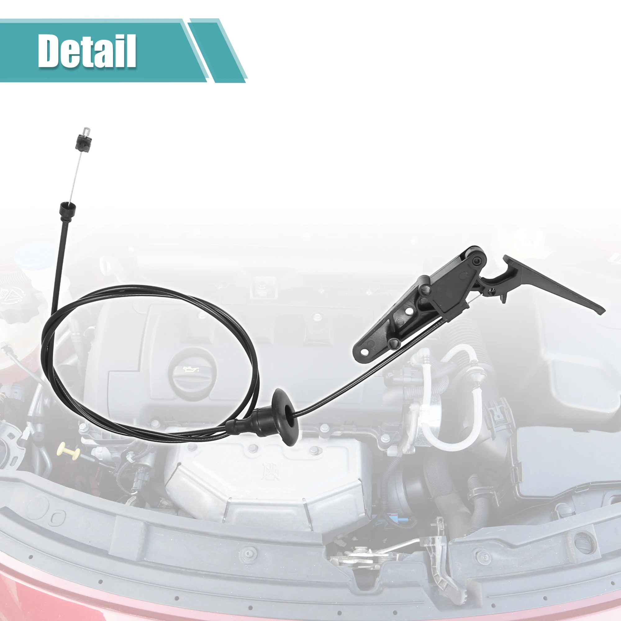 Cable apertura capó UXCELL – Citroën Berlingo Multispace 2008-2020 - imagen 4