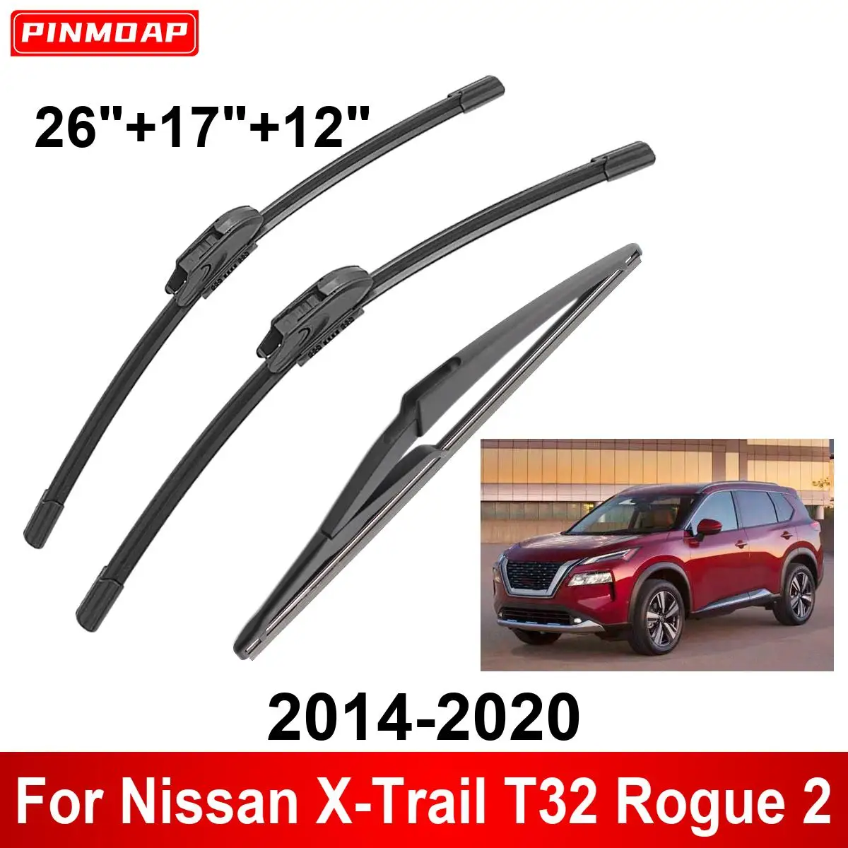 Escobillas limpiaparabrisas Nissan X-Trail T32 2014-2020