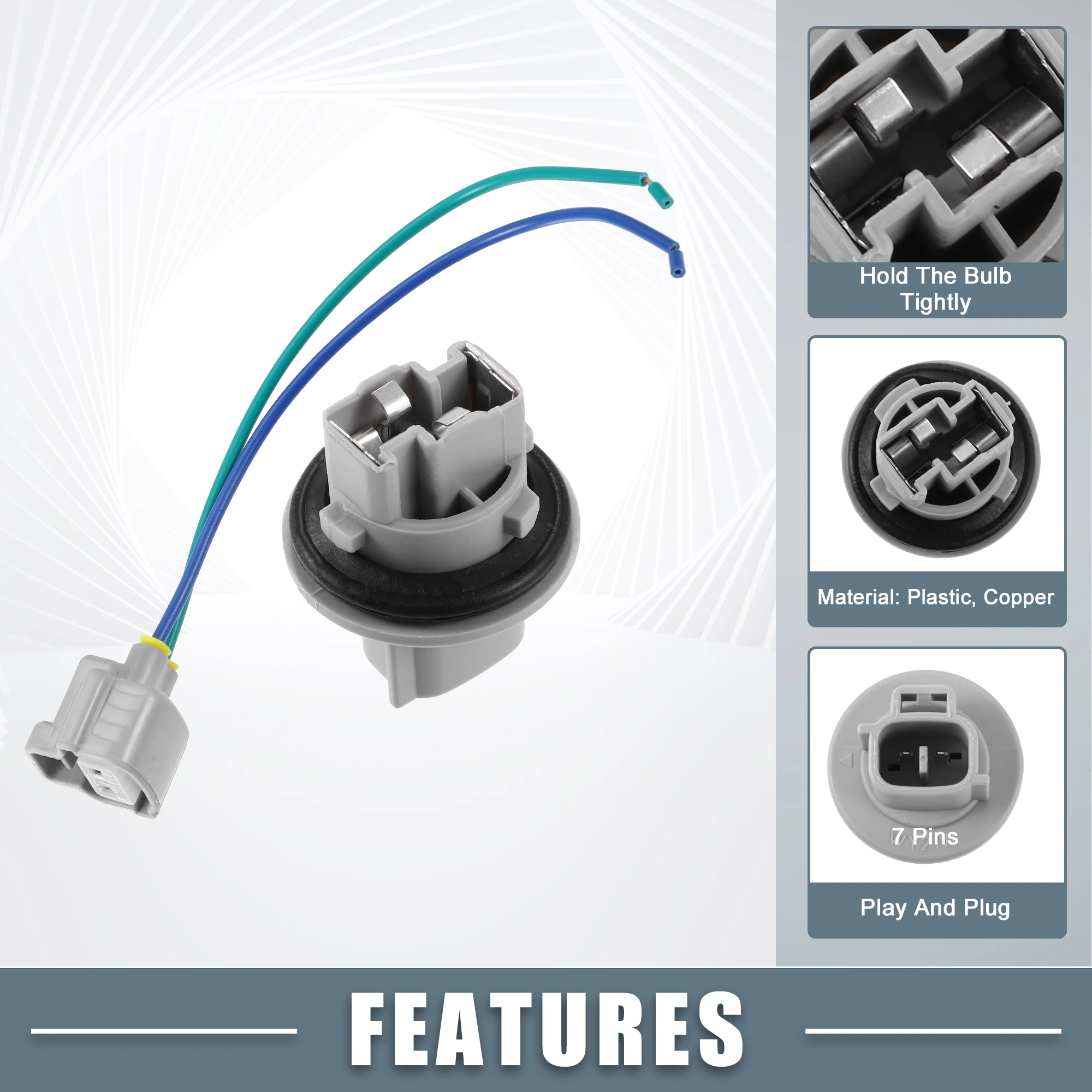 Soporte enchufe luz intermitente UXCELL para Toyota 4Runner SR5 - imagen 3