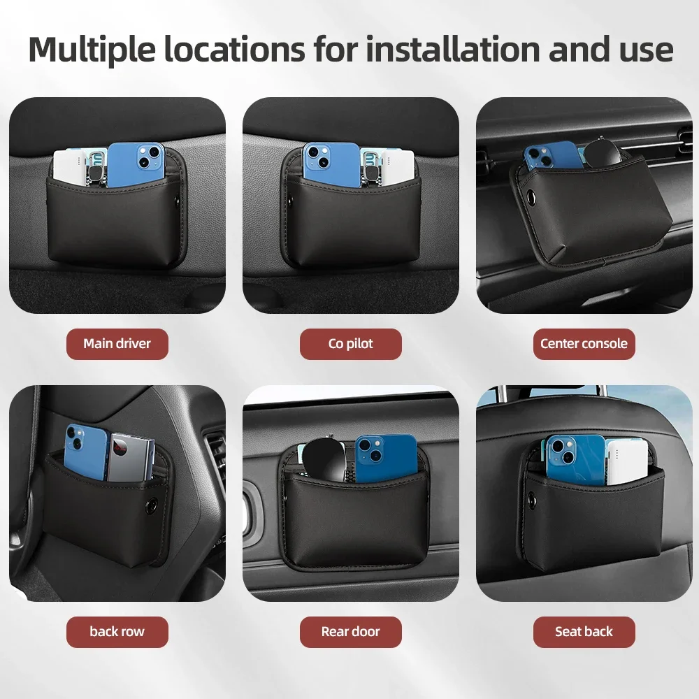Organizador autoadhesivo universal para coche – portaobjetos - imagen 5