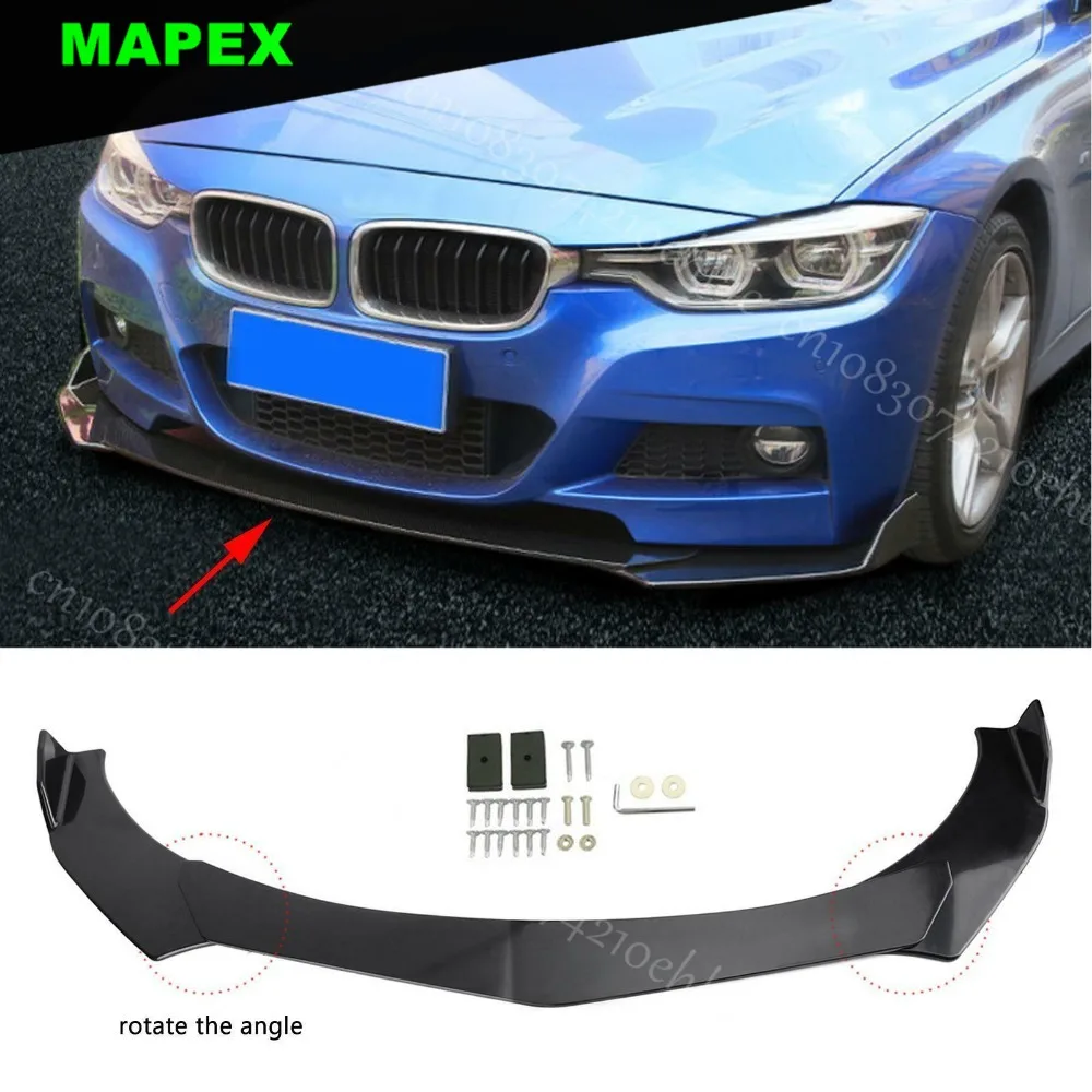 Divisor de labio delantero fibra de carbono para Genesis G70 G80 G90 - imagen 3