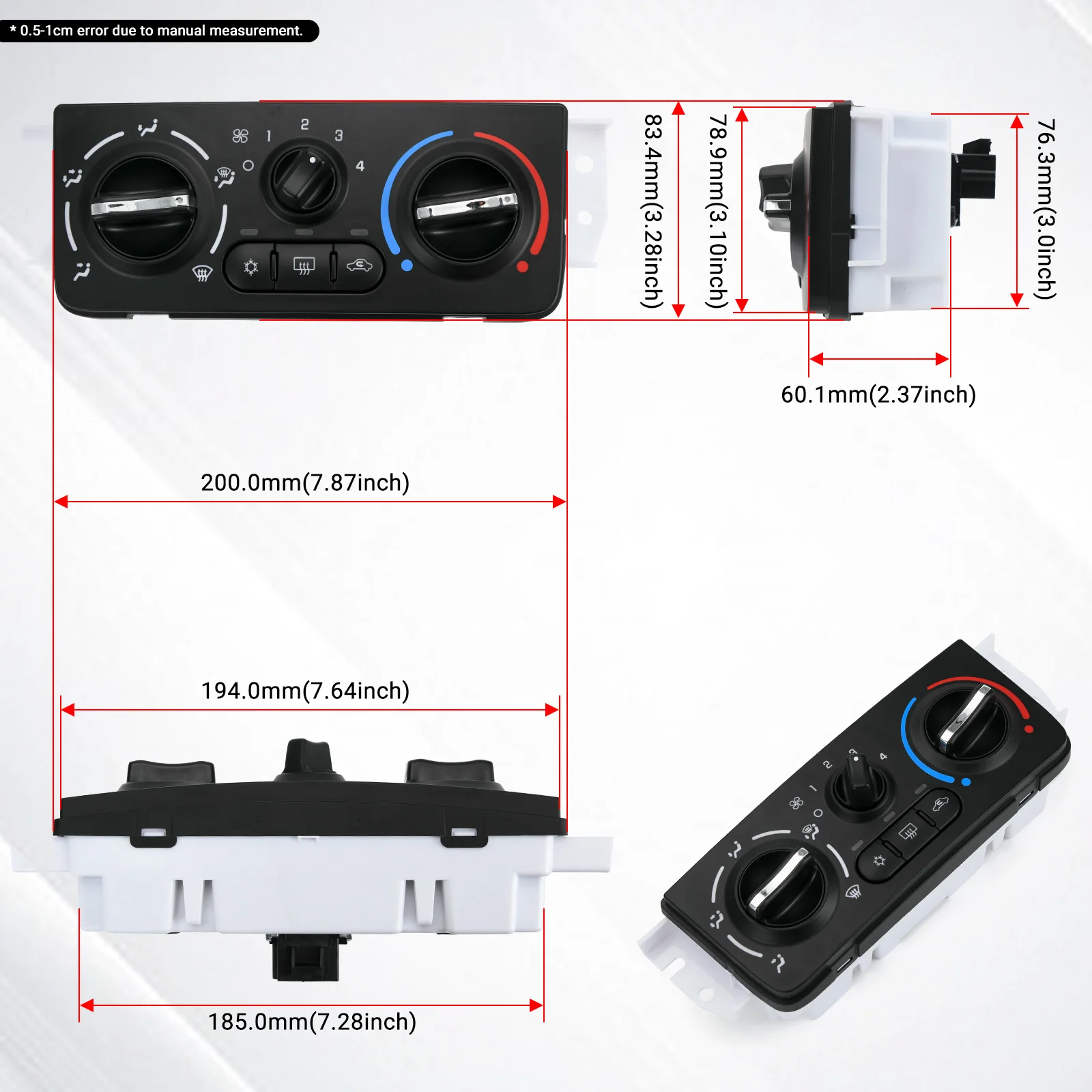 Módulo control clima HVAC 599-141 Chevy Cobalt Pontiac G5 2010
