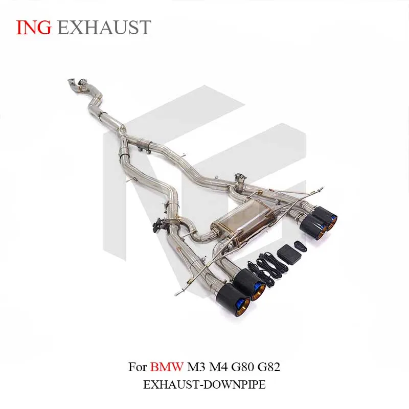 Garganta intake fibra carbono ING BMW M3 M4 G80 G82 S58 3.0T negro - imagen 3