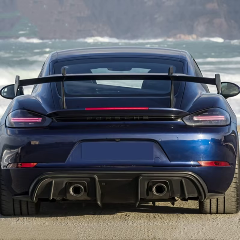 Alerón ducktail de carbono para Porsche 911, Cayman y Boxster - imagen 5