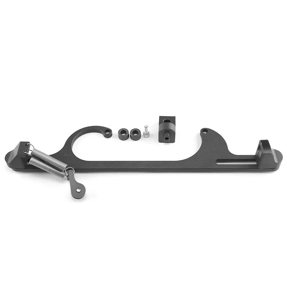 Soporte carburador cable acelerador Billet Holley – 307/327/350 SBC - imagen 4