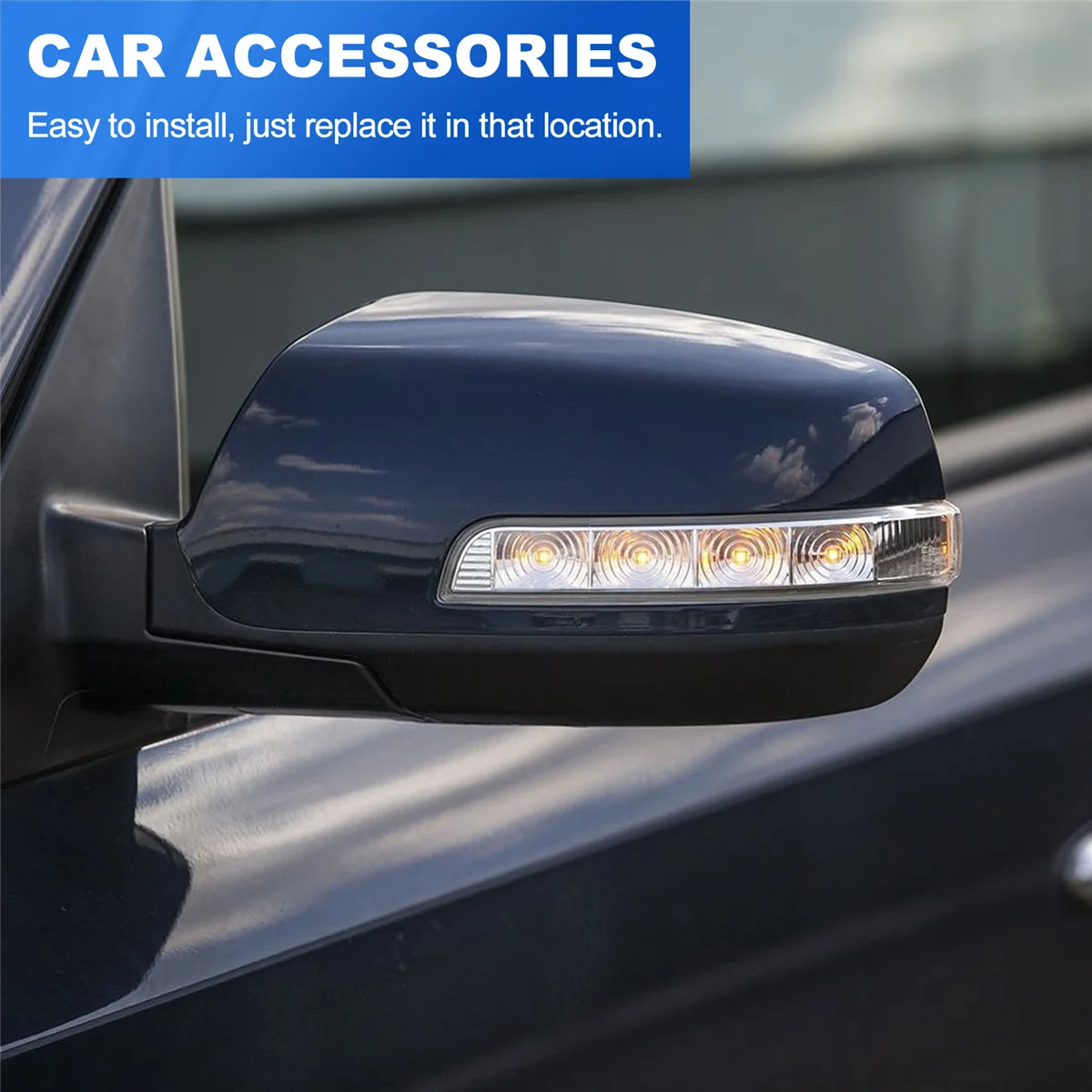 876132P000 Intermitente LED espejo lateral KIA Sorento 2009-2014 conductor - imagen 4