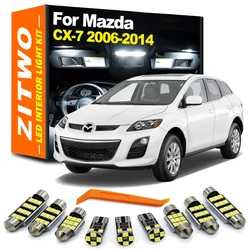 ZITWO kit bombillas LED interior Mazda CX-7 para cúpula de mapa