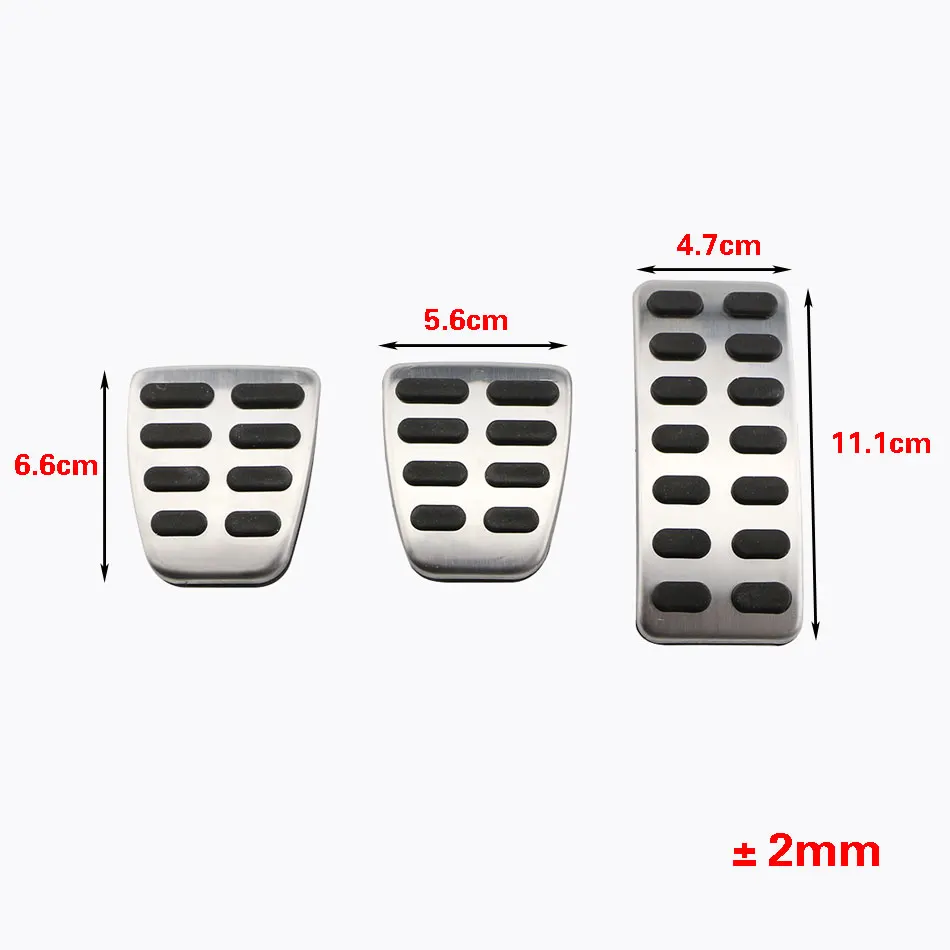 Cubre pedales reposapiés Hyundai iX25 Creta y Kia Rio Soul KX3 - imagen 3