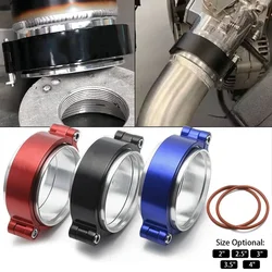 Kit abrazadera V-band anodizada para escape turbo 2-4 pulgadas