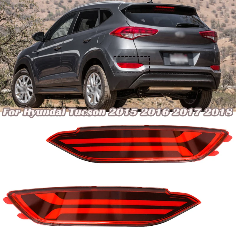 Faros LED antiniebla traseros para Hyundai Tucson 2015-2018