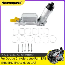Carcasa filtro aceite 68105583AF para Dodge Journey 3.6 V6
