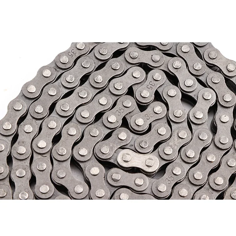 Cadena de transmisión tipo 35 para mini motos y karts de 43-49 cc - imagen 4
