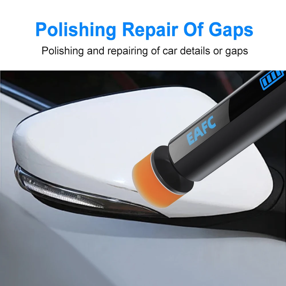 Pulidora orbital sin cables EAFC – recargable USB para arañazos coche - imagen 2