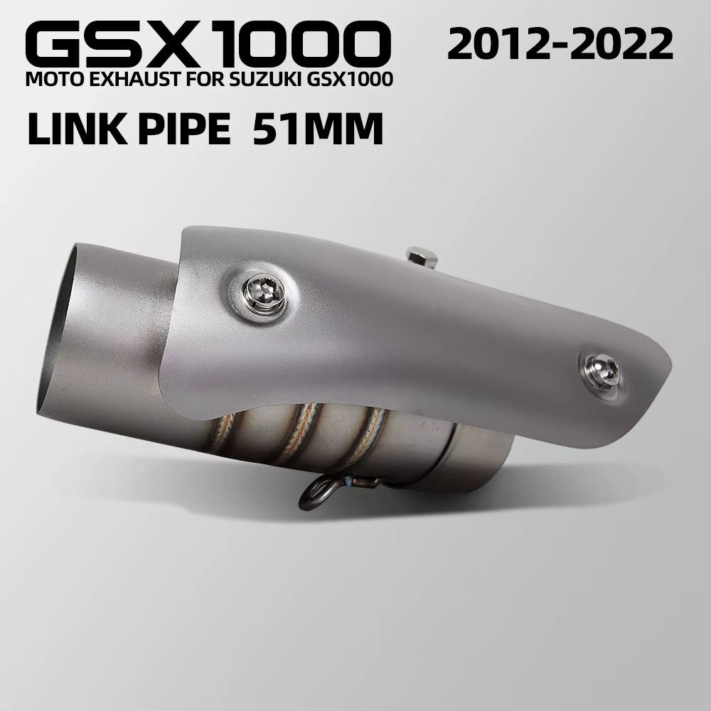 Tubo Escape Intermedio 51mm Acero Inoxidable - Suzuki GSX-R1000 2012-2022