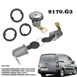Cilindro cerradura puerta 9170G3 Peugeot Partner Citroën Xsara