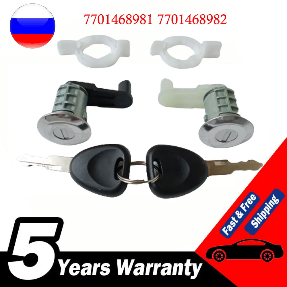 Kit cerradura puerta Renault Megane Scenic Clio OE 7701468981