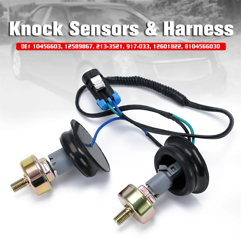 Kit de sensores de golpe duales y arnés de cableado PQY