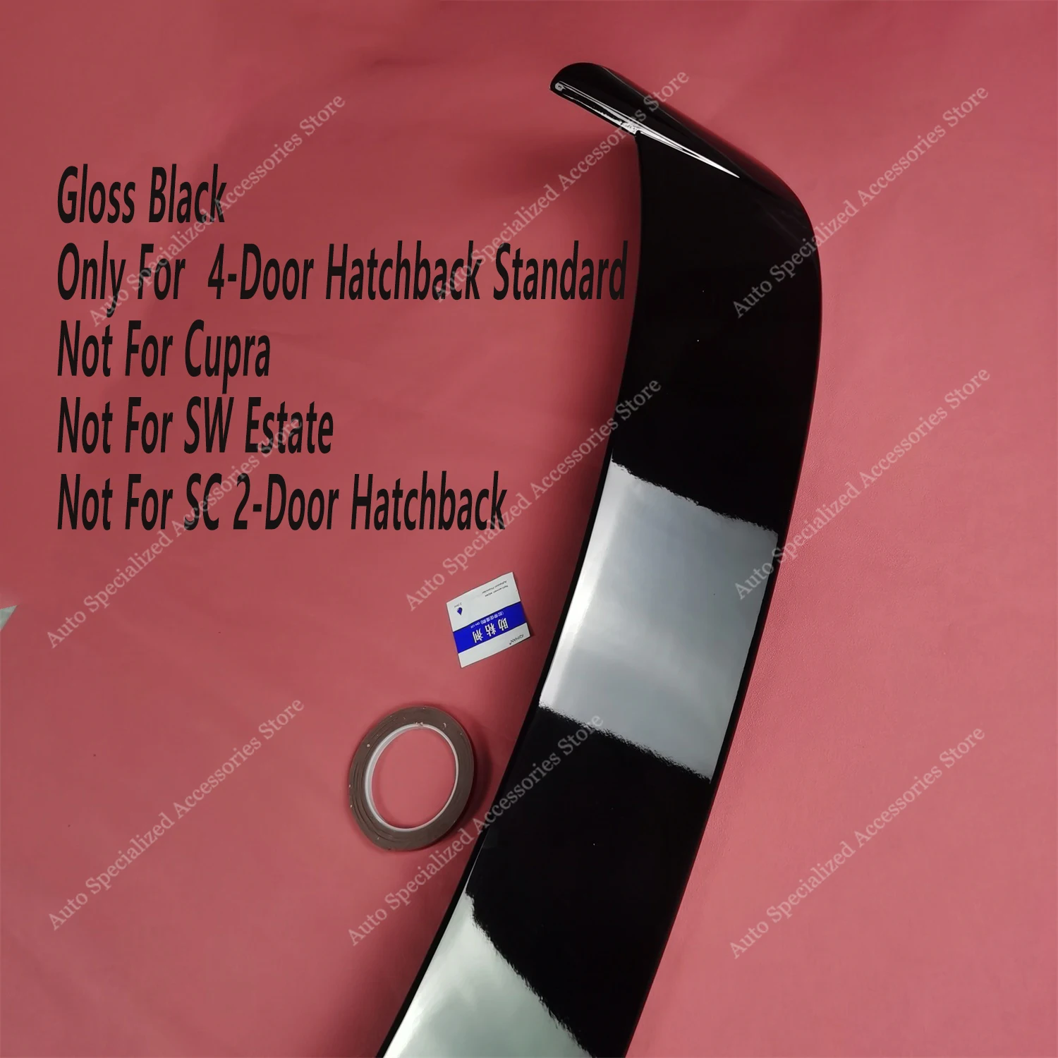 Alerón de techo trasero, ala trasera para maletero, para Seat Leon MK3 MK3.5 S/S Leon III Tsi Tdi, Hatchback de 4 puertas, kits de carrocería 2012-2019, sintonización - imagen 5