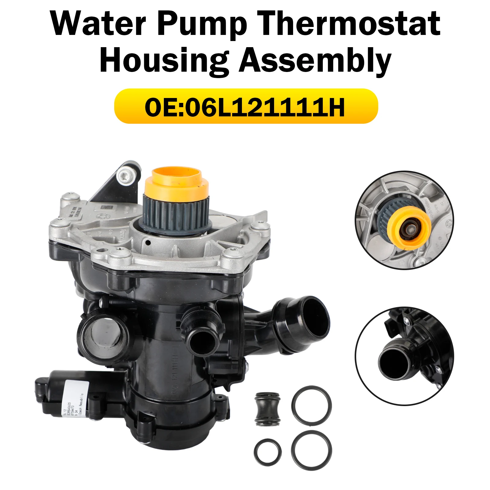 Artudatech 06L121111H Carcasa termostato – VW Golf GTI/Audi A3-A4 - imagen 2