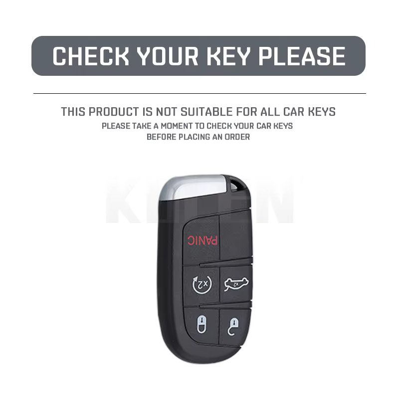 Funda de TPU negra para llave remota de coche