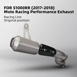 Escape slip-on BMW S1000R/S1000RR carreras montaje original 2017-2018