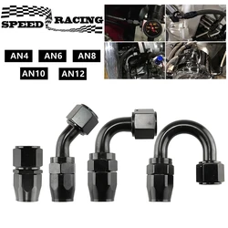 Adaptador manguera giratoria aluminio NPT para línea combustible/aceite