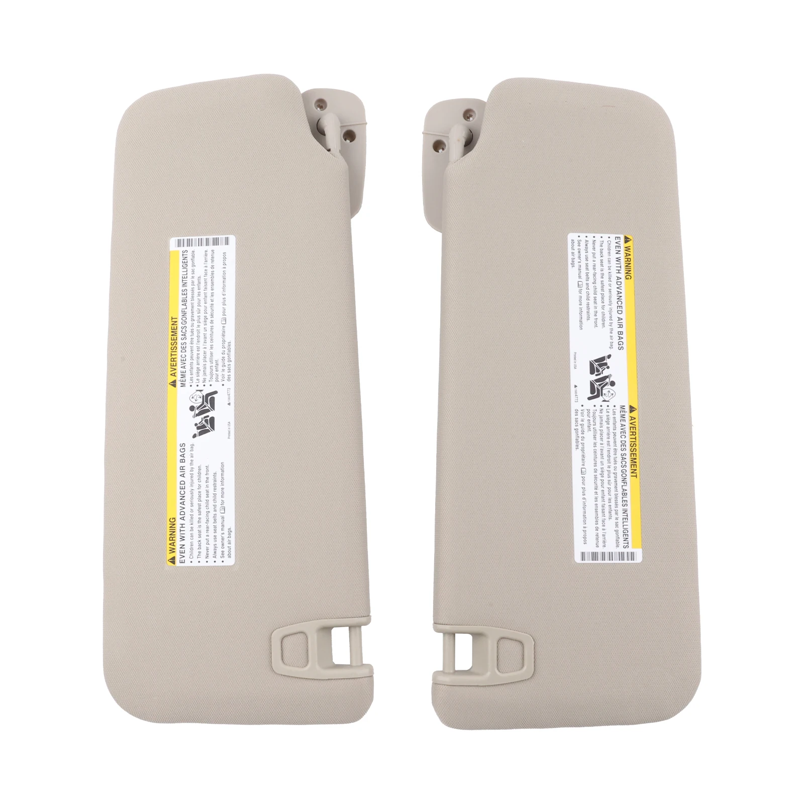 22850306-22850310 Visera solar izquierda y derecha Chevy Suburban 2007-14 - imagen 4