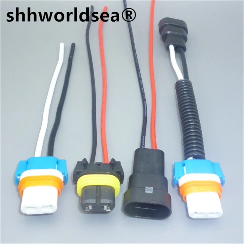 Shhworldsea Kit reparación faro antiniebla 9006 HB4 con cableado