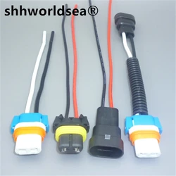 Shhworldsea Kit reparación faro antiniebla 9006 HB4 con cableado