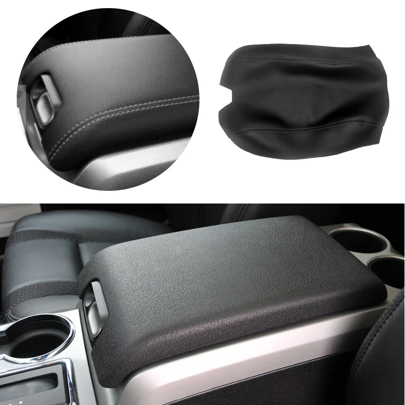 Cubierta Reposabrazos Central Cuero Microfibra – Ford F150 2009-2014