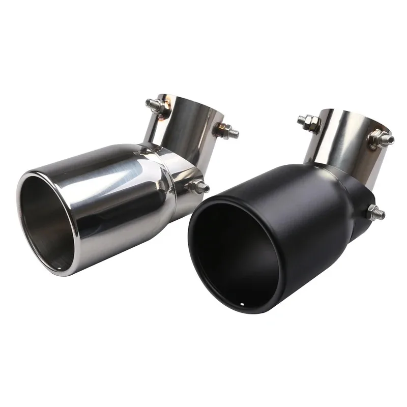 Punta de escape universal de acero inoxidable 63 mm ajustable