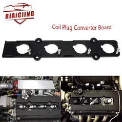 Adaptador de conversión de placa dapter de aleación de aluminio para Honda Civic Si 1999-2000, bobina en enchufe, Serie B
